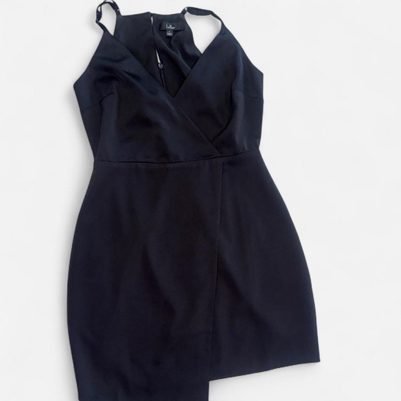 Dresses & Skirts - ✨ Lulus Asymmetrical Cross-Neck Mini Dress ✨